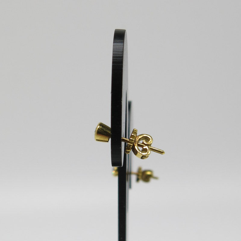 750/-er Gold - Ohrstecker mit Diamant ca.0.10ct. TW SI1 - Ø 4.1mm