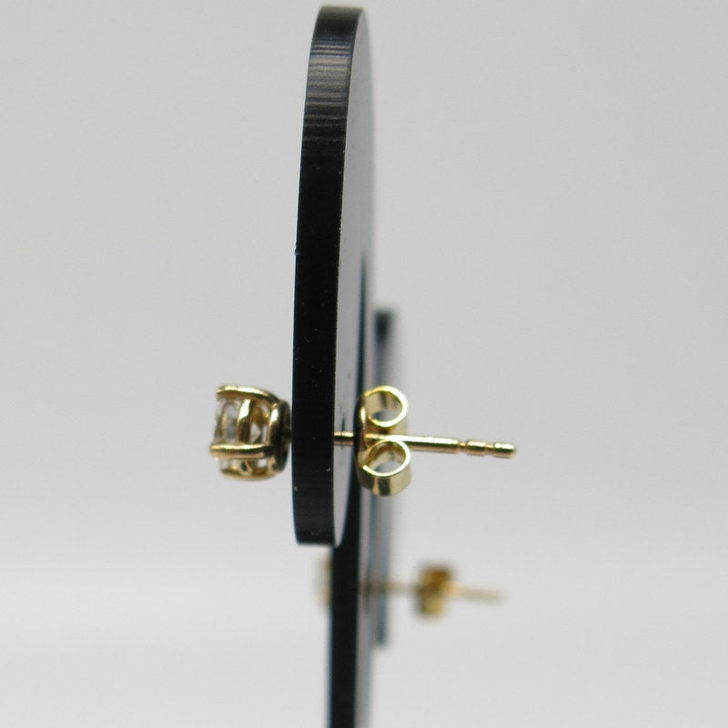585/-er Gold - Ohrstecker 4er Fassung mit Diamant ca.0.50ct. TW SI2 - Ø 4mm