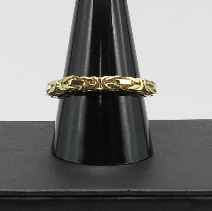 Königskette Ring - 585/-er Gold - Gr.62 - ca.4.45gr.