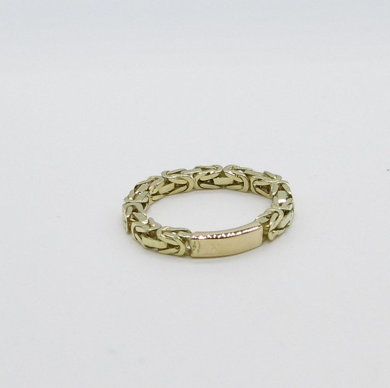 585/-er Gold - Königskette Ring - Gr.62 - ca.4.45gr.