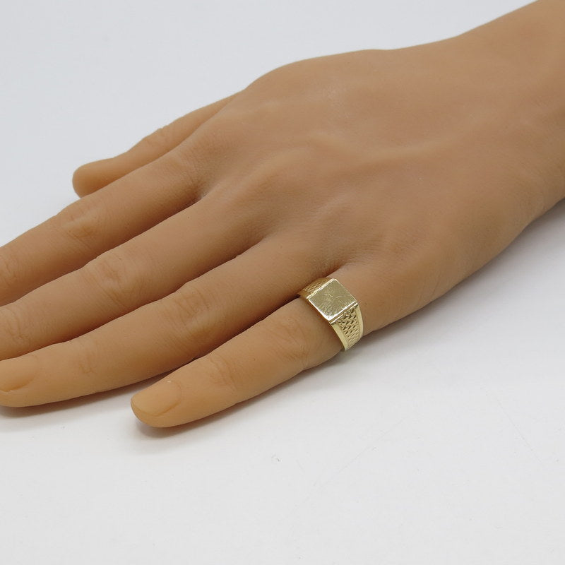 585 er Gold Herrenring Siegelring fur den kleinen Finger Gr.51 ca.4.70gr