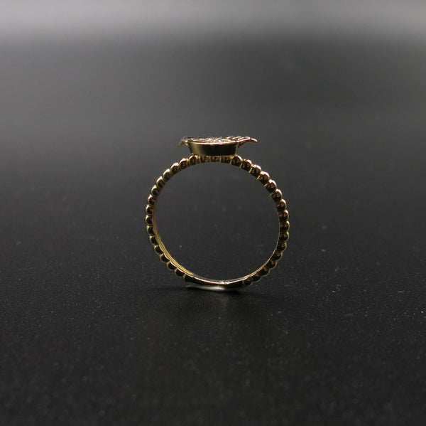 585/-er Gold Ring - Evil Eye - ca.1.43gr. - Gr.55