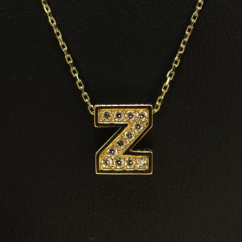 585/-er Gelbgold - "Z" Buchstaben Kette - L: 42cm