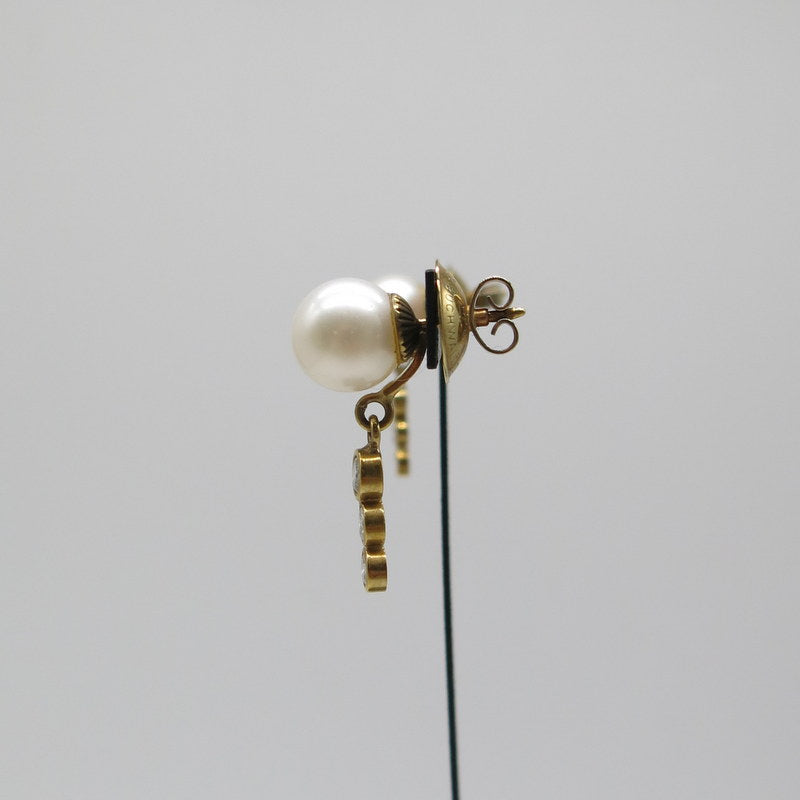 585/-er Gold - Ohrringe Süßwasserperle mit Brillanten ca.0.60ct. TW SI1