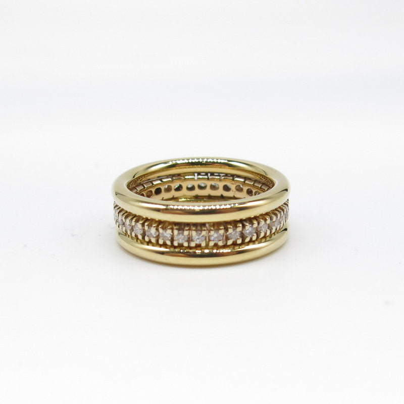 585/-er Gold Memoire Ring - Brillanten ca.0.72ct. TW SI1 - Gr.56