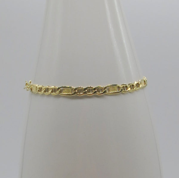 585/-er Gold - Figaro Armband - ca.20cm - ca.3.65gr.