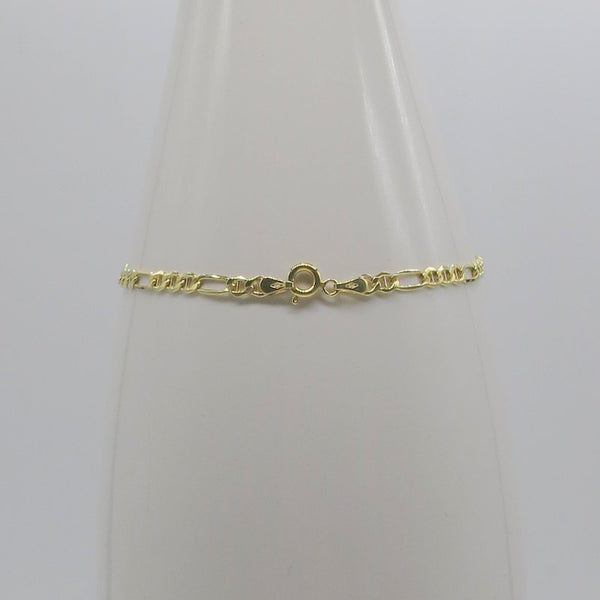 585/-er Gold - Figaro Armband - ca.21.5cm - ca.2.03gr.