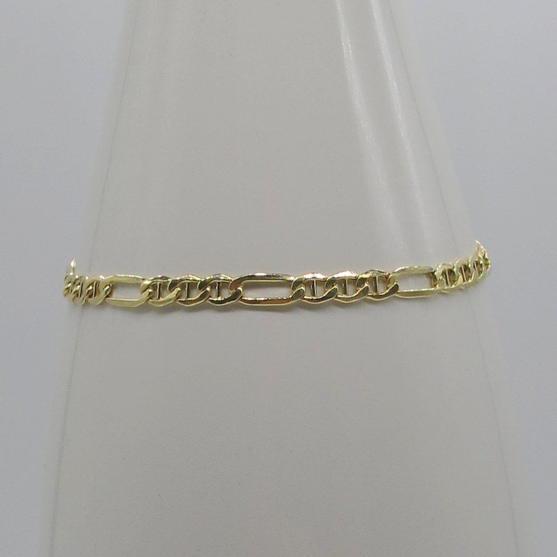 585/-er Gold - Figaro Armband - ca.20cm - ca.3.20gr.