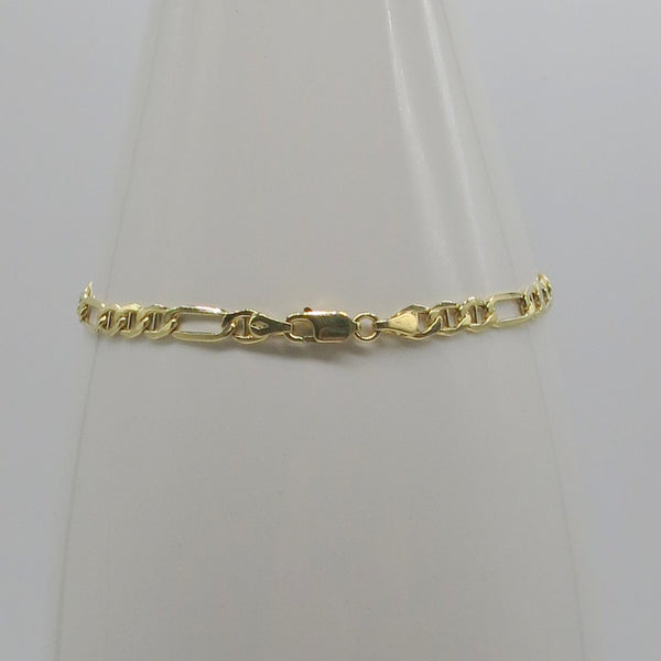 585/-er Gold - Figaro Armband - ca.20cm - ca.3.20gr.