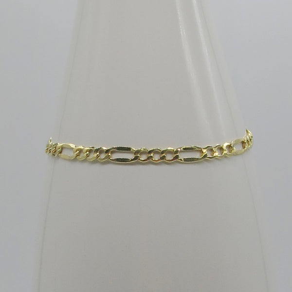 585/-er Gold - Figaro Armband - ca.20.5cm - ca.2.70gr.