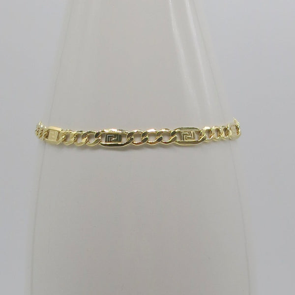 585/-er Gold - Figaro Armband - ca.22cm - ca.5.25gr.