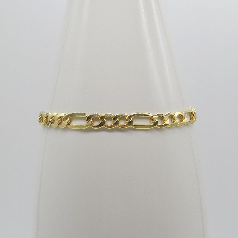 585/-er Gold - Figaro Armband - ca.22.5cm - ca.6.60gr.