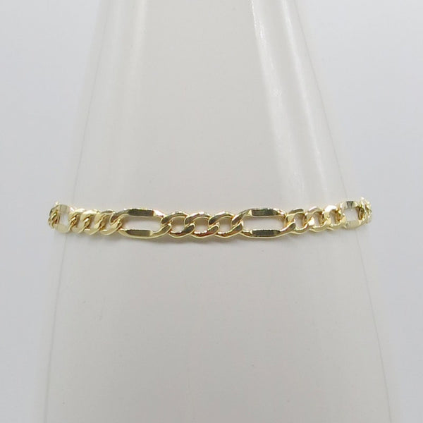585/-er Gold - Figaro Armband - ca.21cm - ca.4.00gr.