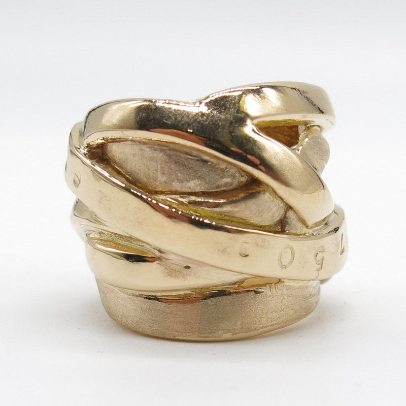 750/-er Gold Ring Massiv - ca.57.20gr. - Gr.55