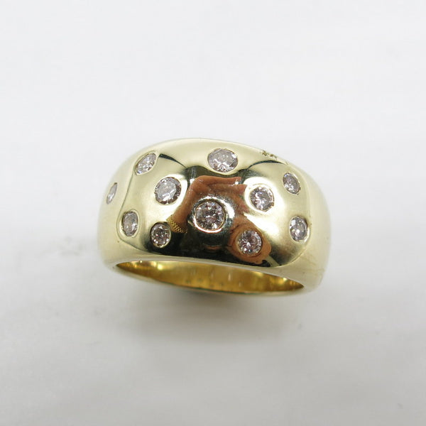 585/-er Gold - Ring mit Diamanten ca.0.70ct. TW VS1 - Gr.54