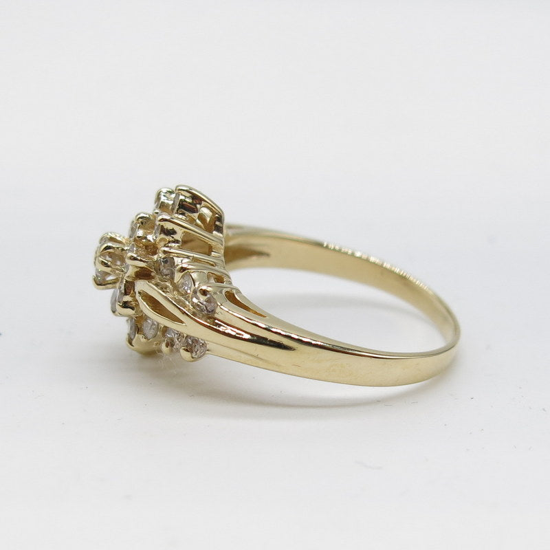 585/-er Gold - Ring mit Diamanten ca.1.20ct. TW SI1 - Gr.56