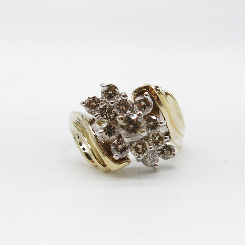 585/-er Gold - Ring mit Diamanten ca.1.00ct. M SI1 - Gr.54
