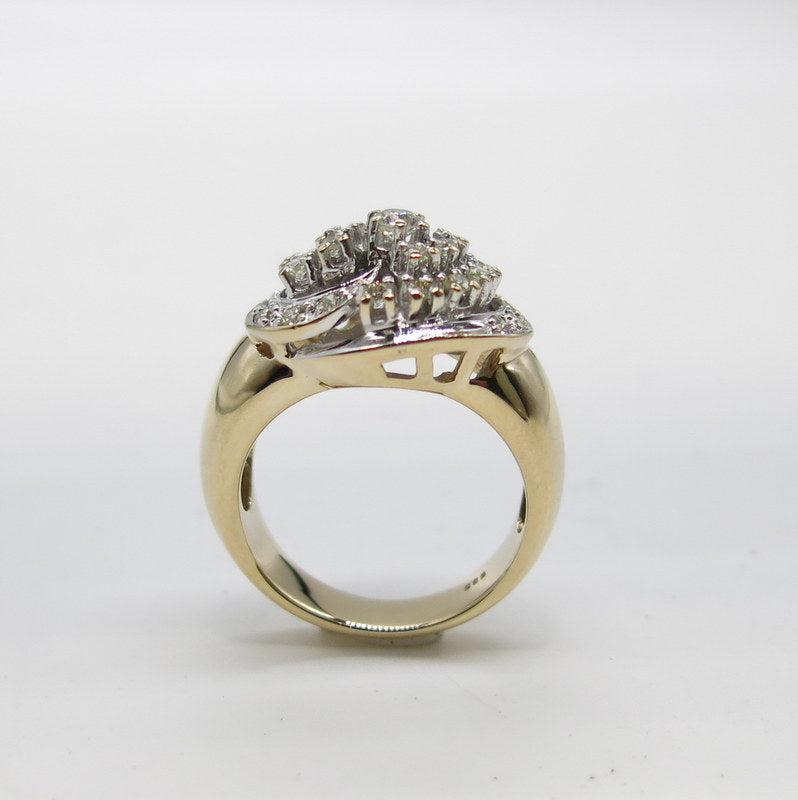 585/- Gold Ring - Brillanten ca. 0.85ct. TW SI1 - Gr.55