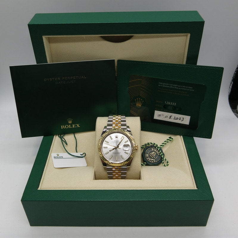 Rolex Datejust II - ref.126333 - Stahl / Gold - Ø 41mm - Jahr: 08/2023