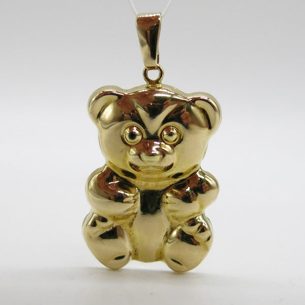 585/-er Gelbgold Anhänger Teddy Teddybär - ca.1.40gr.