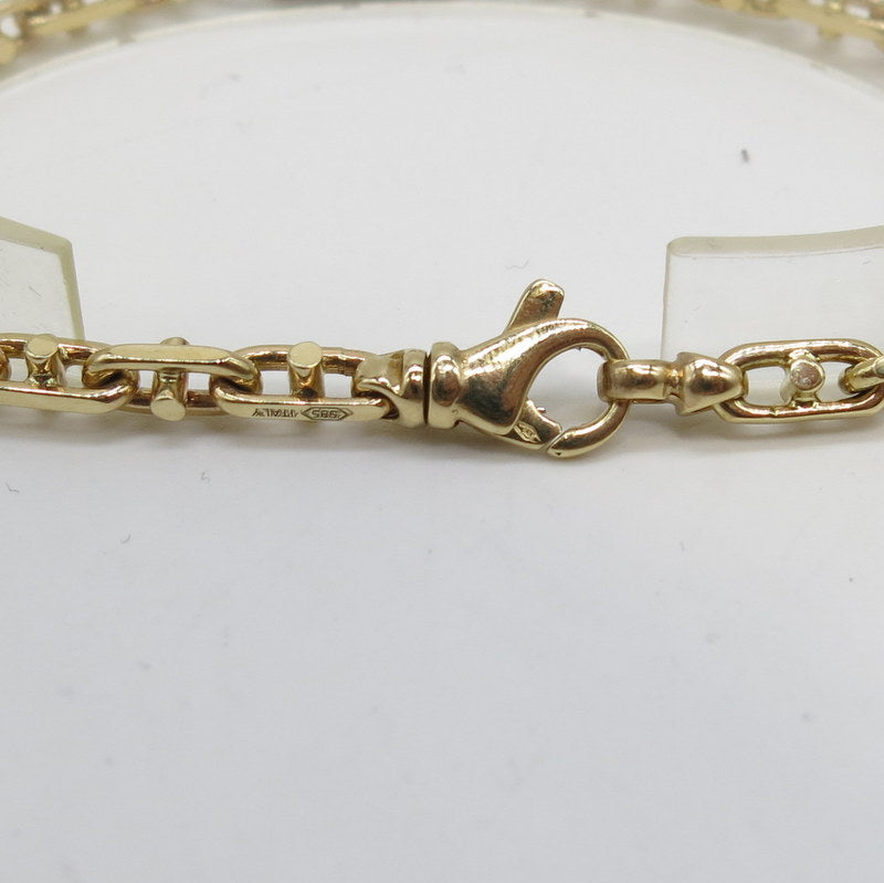 585/-er Gold Montecarlo Armband - Ø 5mm - ca.22cm