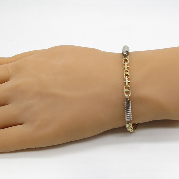 585/-er Gold Montecarlo Armband - Ø 5mm - ca.22cm