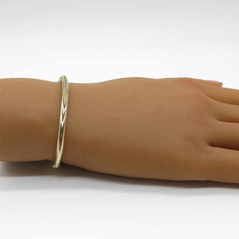 585/-er Gold Armband dehnbar- Ø 4mm