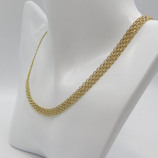 585/-er Gold Collier - L: 45cm - ca.8.00gr.