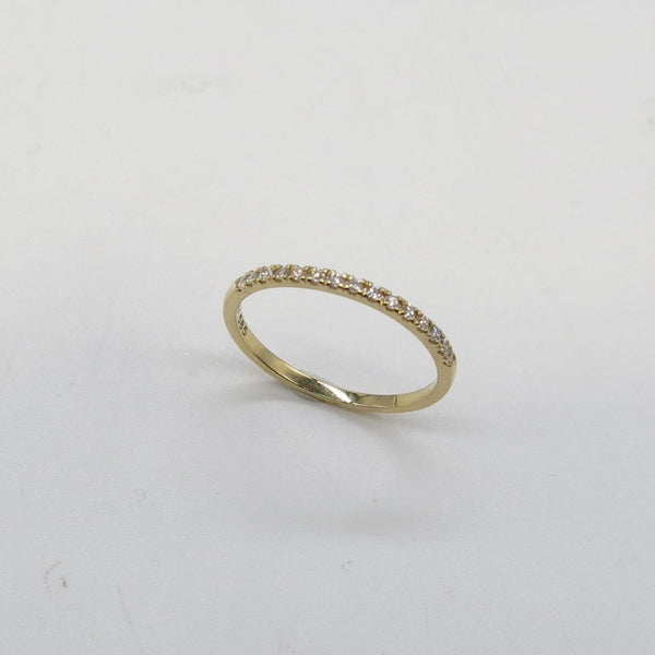 585/-er Gold Halb Memoire Ring mit Brillanten ca.0.13ct. TW SI1 - Gr.54