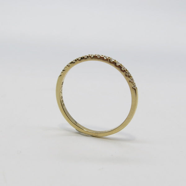 585/-er Gold Halb Memoire Ring mit Brillanten ca.0.13ct. TW SI1 - Gr.54