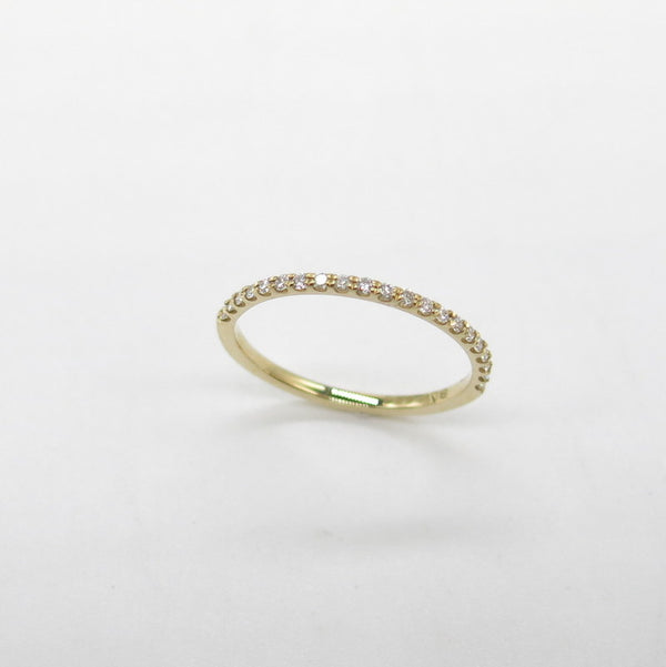 585/-er Gold Halb Memoire Ring mit Brillanten ca.0.20ct. TW SI1 - Gr.55