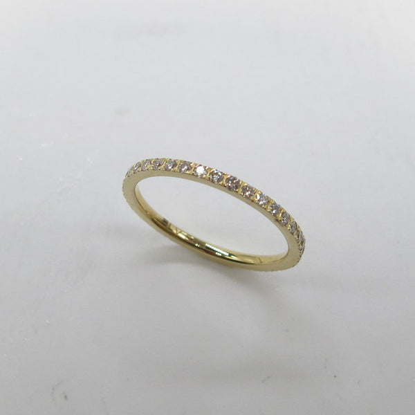 585/-er Gold Memoire Ring mit Brillanten ca.0.42ct. TW SI1 - Gr.56