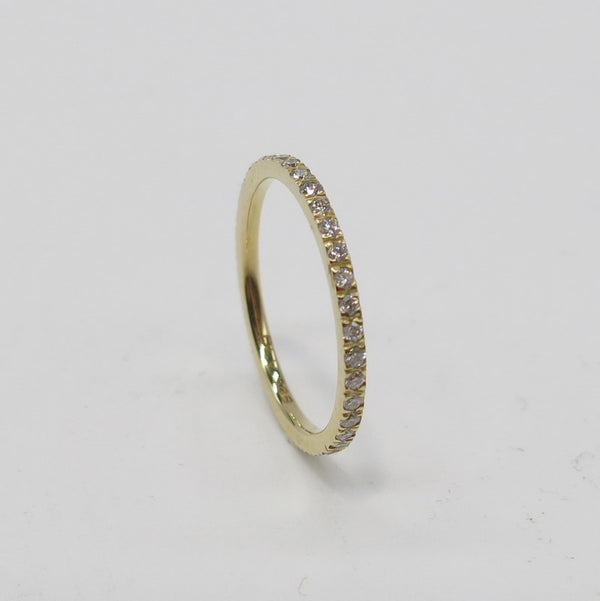 585/-er Gold Memoire Ring mit Brillanten ca.0.42ct. TW SI1 - Gr.56