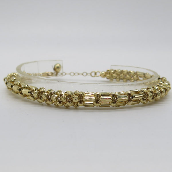 585/-er Gold - Kugel Armband - L: 19-20cm - ca.13gr.