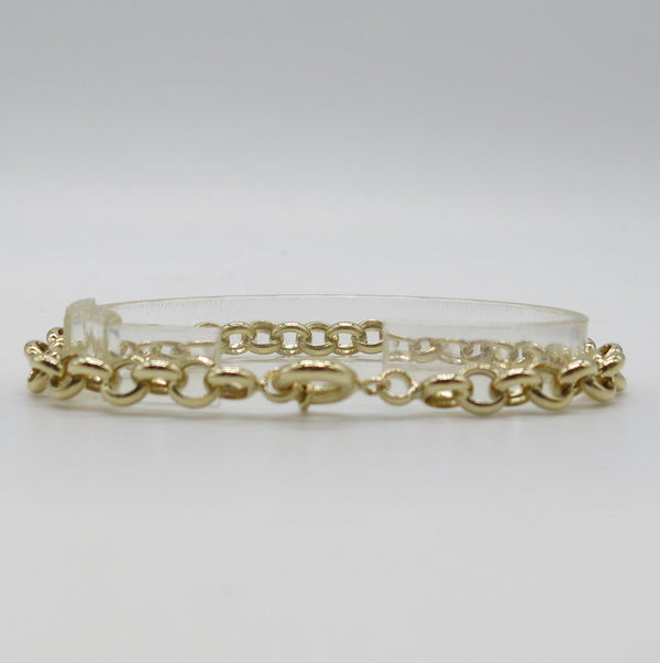 585/-er Gold Erbsen Armband - Ø 6.5mm - L: 20cm