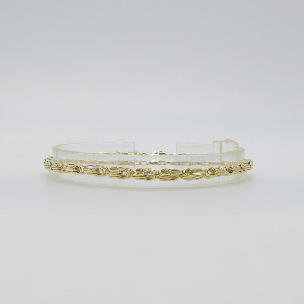 585/-er Gold Armband Fancy - L: 18.5cm - ca.3.45gr.