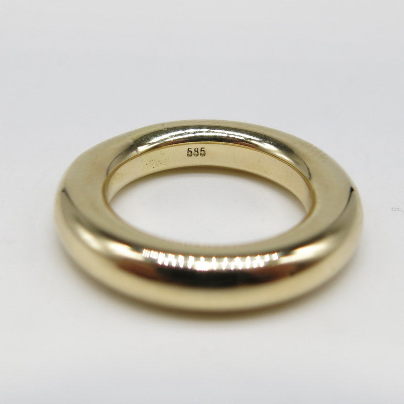 585/-er Gold Ring Bombiert Massiv Schlicht - Gr.53