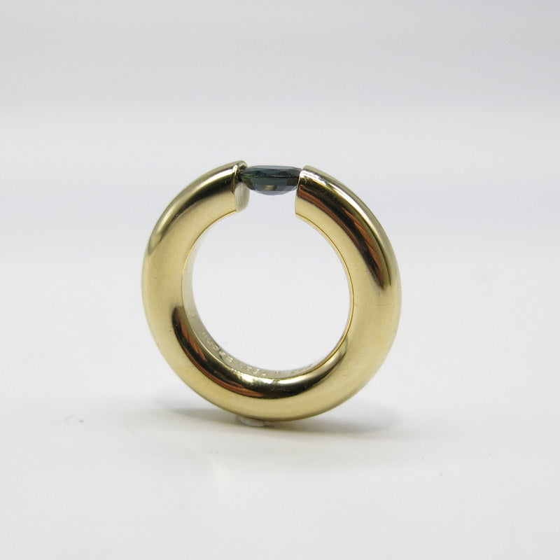 585/- Gold Spannring mit Saphir ca.0.75ct. - Gr.53