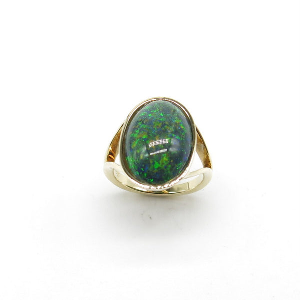 585/-er Gold Feuer Opal Ring - Gr.51