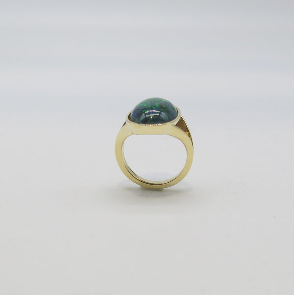 585/-er Gold Feuer Opal Ring - Gr.51