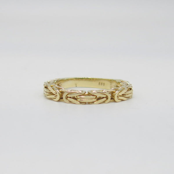 Königskette Ring - 585/-er Gold - Gr.59 - ca.4.60gr.