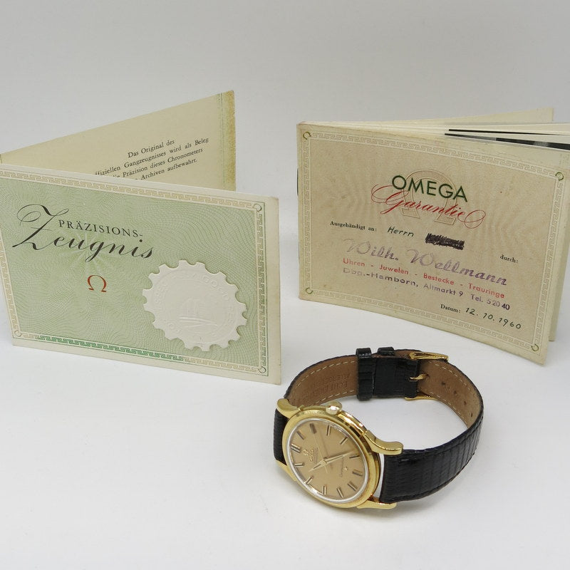 Omega Constellation Chronometer Vintage - ref.2852SC - Jahr: 1960 - 750 Gold - Mit B+P