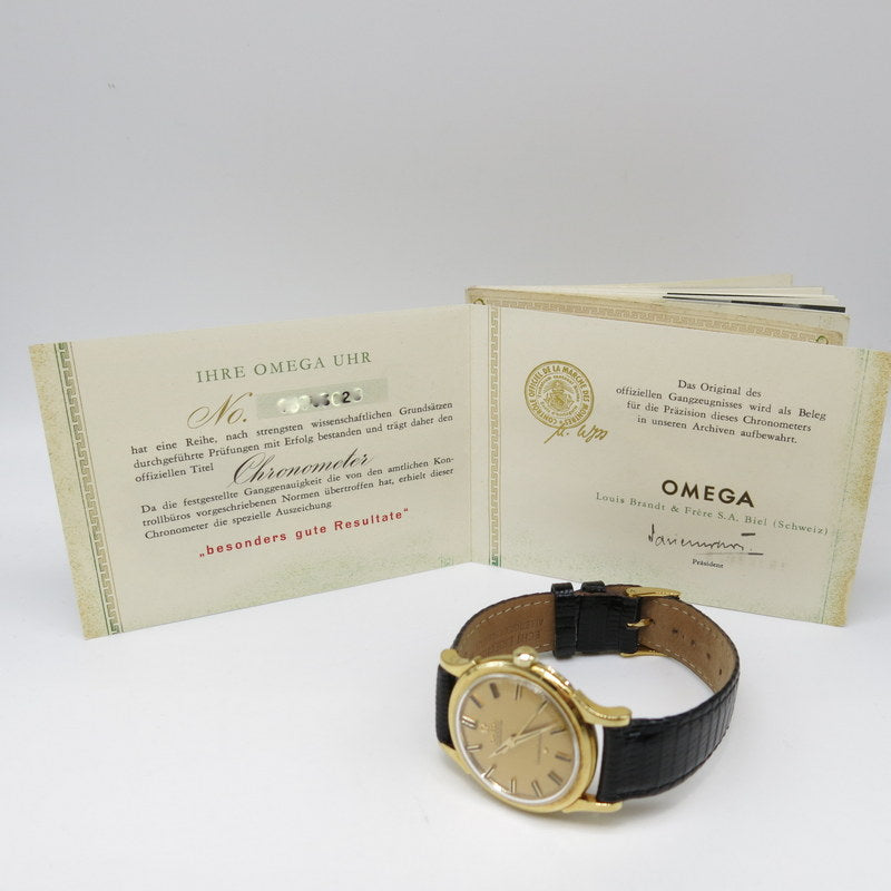 Omega Constellation Chronometer Vintage - ref.2852SC - Jahr: 1960 - 750 Gold - Mit B+P