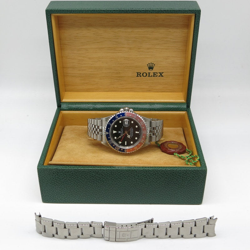 Rolex GMT Master II Pepsi - ref.16710 - Stahl - Jahr: 2004 - B+P - Fullset