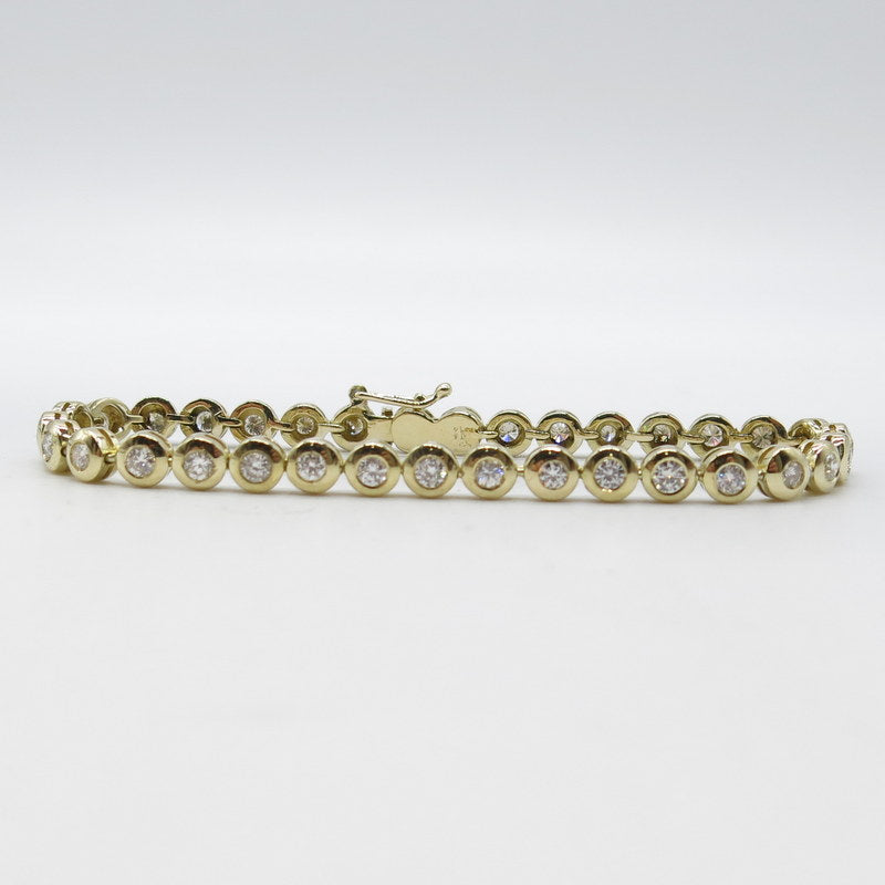 585/-er Gold Tennis Armband Diamant ca.1.80ct. TW SI1 - L: 18cm