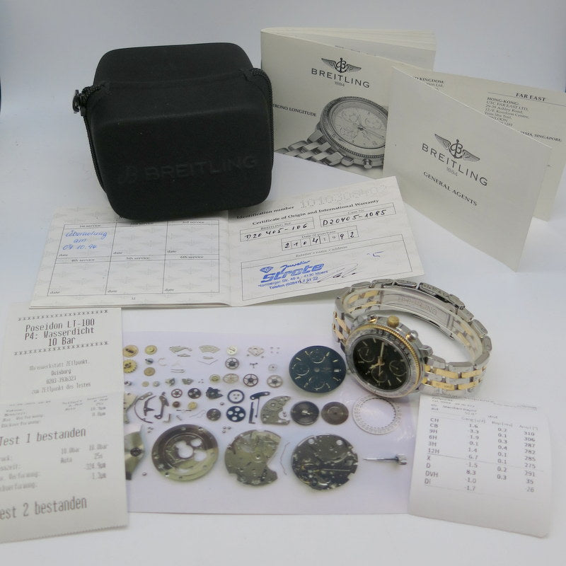 Breitling Astromat Longitude GMT - Stahl/Gold - Ref. D20405 - Fullset