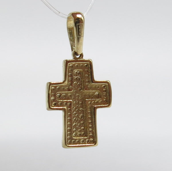 585/-er Gold - Kreuz Anhänger - ca.0.92gr.