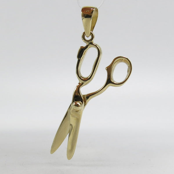 585/-er Gold - Schere Anhänger Friseur - ca.5.36gr.