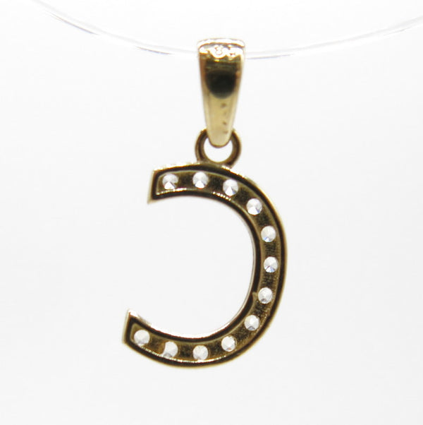 585/-er Gold - " C " Buchstabe Anhänger