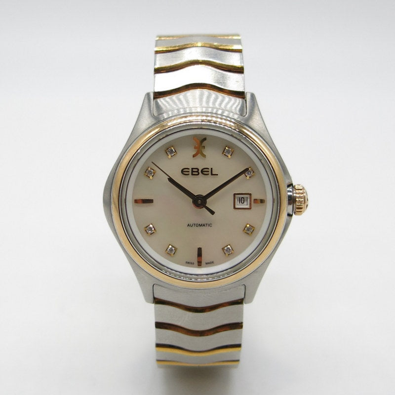 Ebel Wave Date Damen Ref.1216199 - Stahl Gold - Jahr: 2016 - Fullset